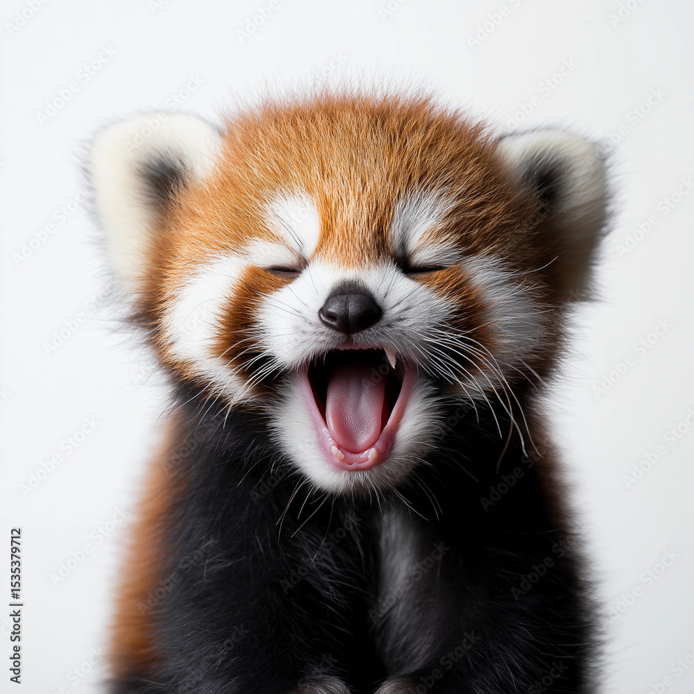 Obraz premium Lesser panda pose