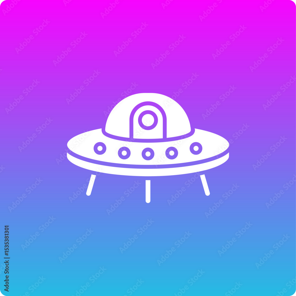 Fototapeta premium Ufo Icon