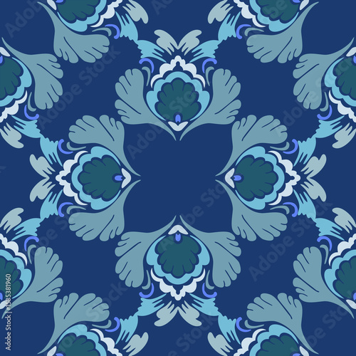 Abstract flora, Geometric Ethnic traditional seamless,Knitting,Navajo Native American Indian, tribal, traditional, pattern design for carpet, print, wrap, decorative, illustration, Fabric, Wallpaper, 