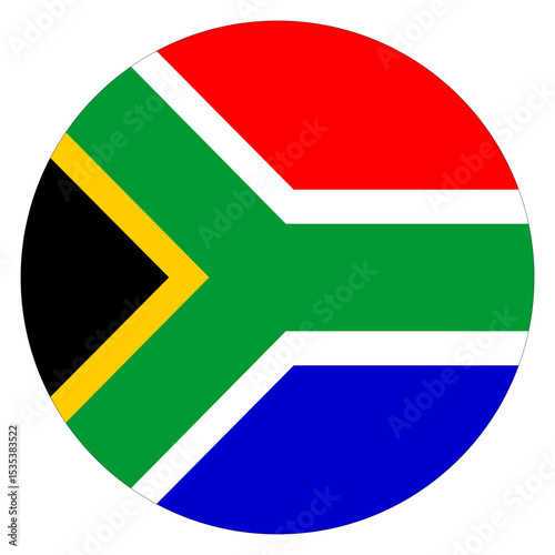 Flag of South Africa circle Free Download Flag of South Africa circle - GFXLoad