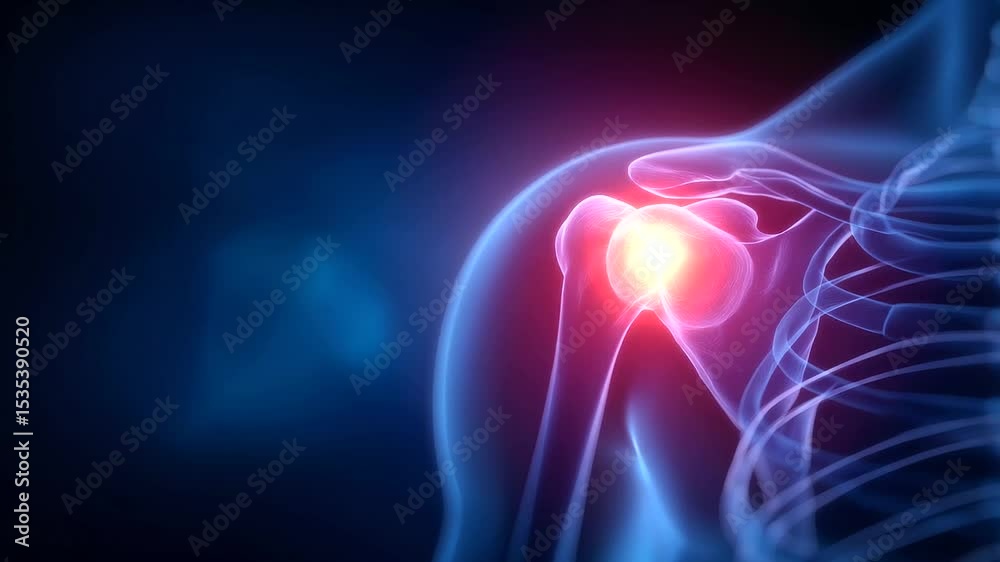 Rotator Labrum Detailed exploration of shoulder joint anatomy highlighting the labrum ...