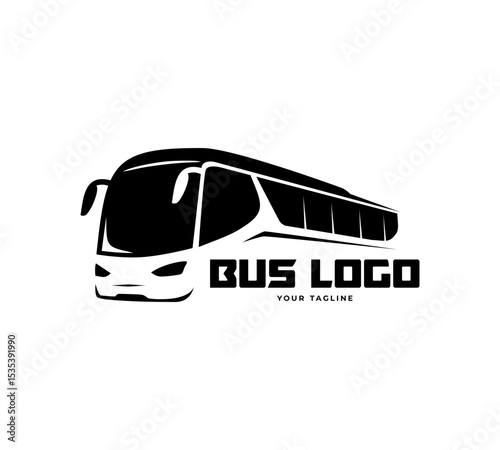 travel logo bus images vector template