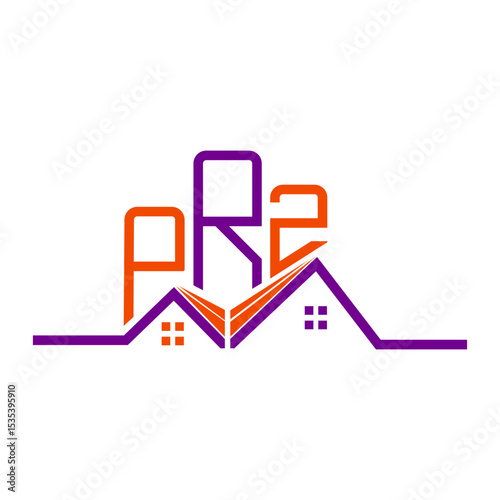 PRZ Real State logo design, PRZ simple and modern logo. PRZ luxurious alphabet design