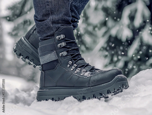 Conquer the Winter Trails Durable Waterproof Hiking Boots for Men and Women