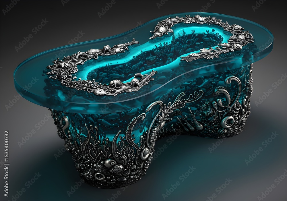 Fototapeta premium The Abyssal Trench Coffee Table