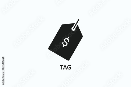 Tag Icon Or Logo Isolated Illustration