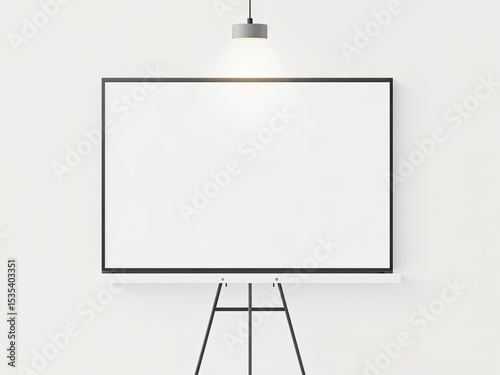 Modern Whiteboard for Project Planning Flat Illustration