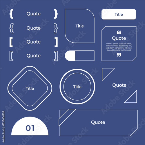 Simple Memo Frame Set, Note Background, Paper, Clip File, Subject, Quote Vector Illustration