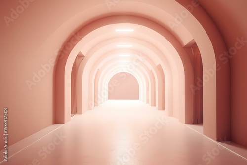 corridor with arches