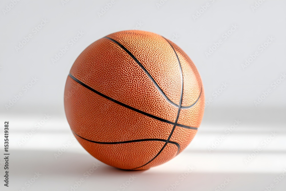Fototapeta premium Basketball Ball on white background