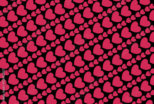 Background full love. Collection of pink love logo icon bundles, collection bundle shape love flat, logos and icons for product, poster, decoration, wedding, black background with love icon