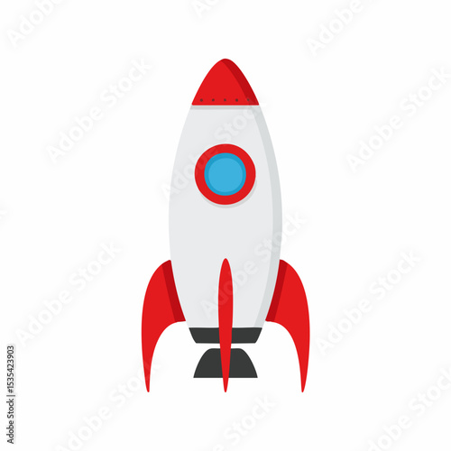 Space Rocket Vector IllustrationVector