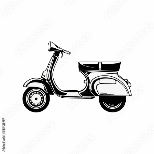 Scooter Vector IllustrationVector