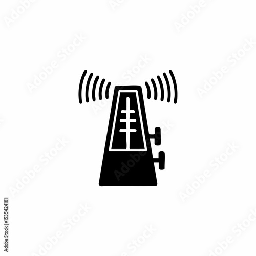Metronome Icon Vector IllustrationVector
