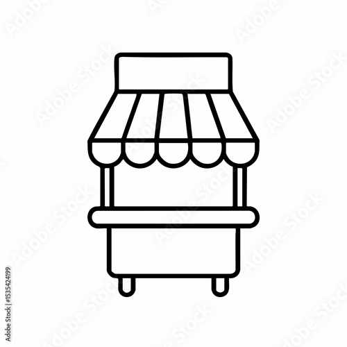 Market Stall IconVector
