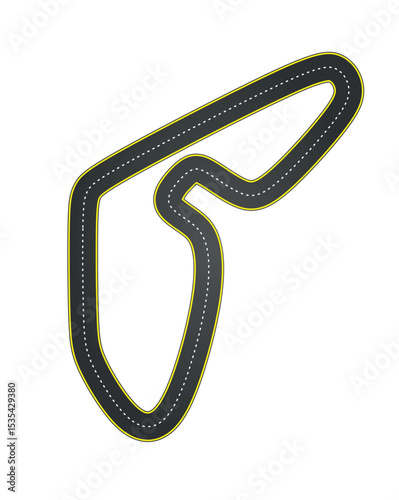 Race track. top view. vector	