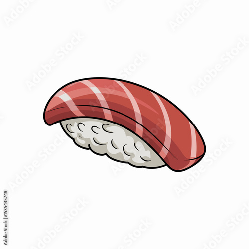 Tuna Nigiri Sushi with Seaweed Band