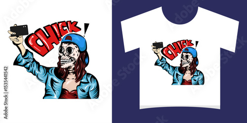 Tshirt design print concept. Vintage typography t-shirt graphics with trex, vector set