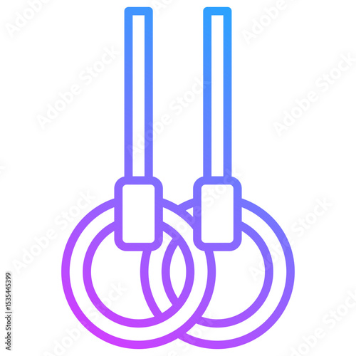 Gymnastics Rings Icon