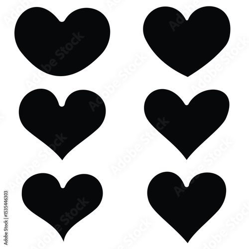 heart icons set 68
