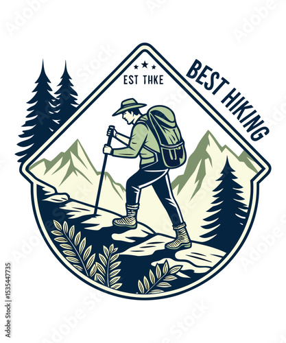 Ski lift and skier icon at ski resort vector illustration