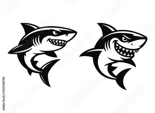 Hunger Sharks Vector
