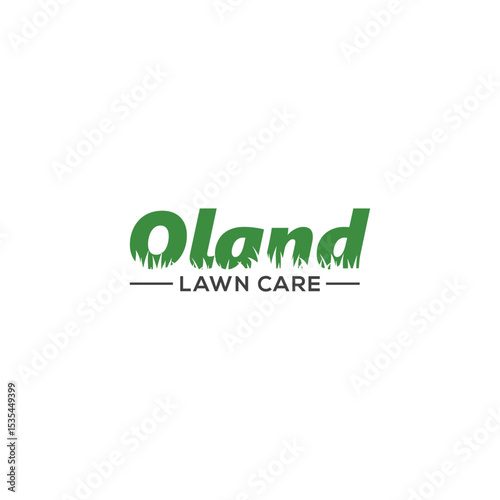 Lawn care logo design, lawn mower services, Landscapes and Yard Maintenance service