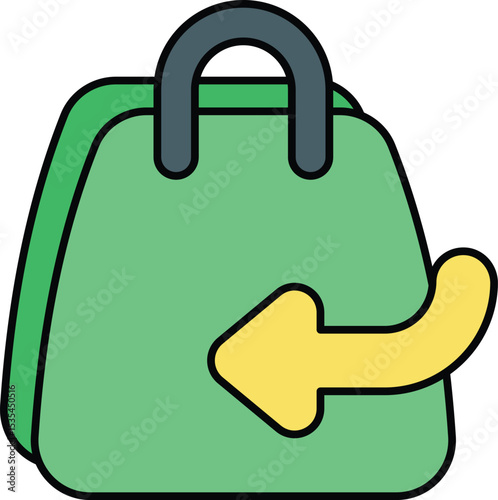 Vector Shopping and Ecommerce or Shop or Online Shopping Color outline Icons Pack and Illustrations 