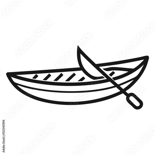 boat on a white background