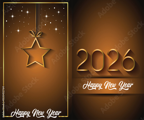 2026 Happy New Year background for your seasonal invitations, festive posters, greetings cards.