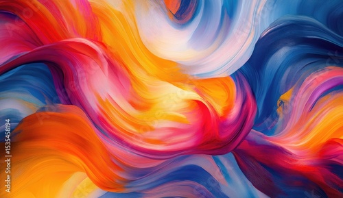 Abstract swirling colors