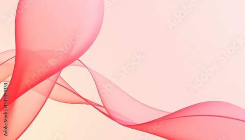 Abstract Pink Wave Background Design Elegant Flowing Lines Soft Texture
