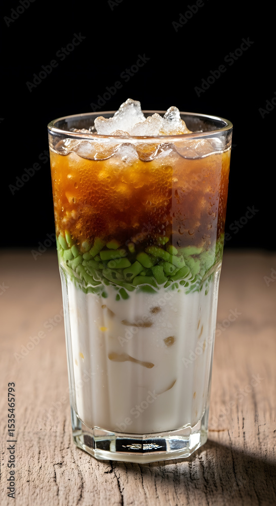 custom made wallpaper toronto digitalIndonesian Cendol Dessert A Refreshing Food Delight with Coconut Milk and Palm Sugar