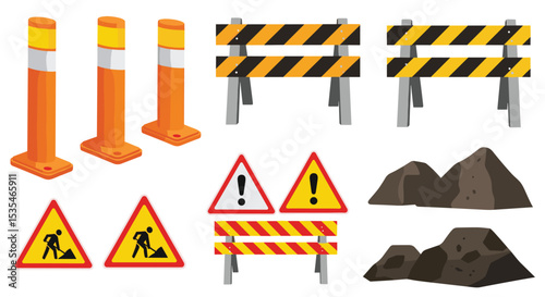 Safety Measures and Equipment for Road Construction and Repair Activities in Urban Areas