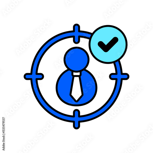 Icon a recruitment, isolated against a clean background.