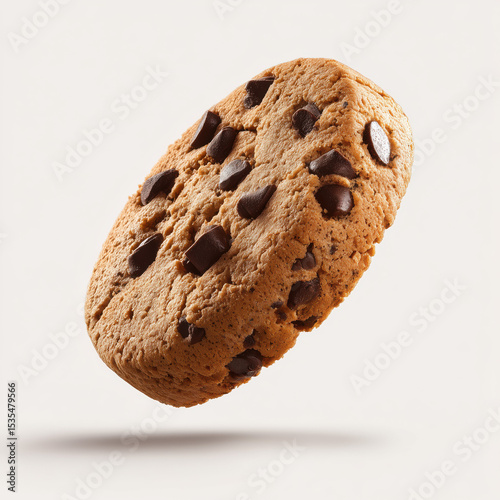 Chocolate Chip Cookie - A Delicious Treat , PNG isolated cut out image