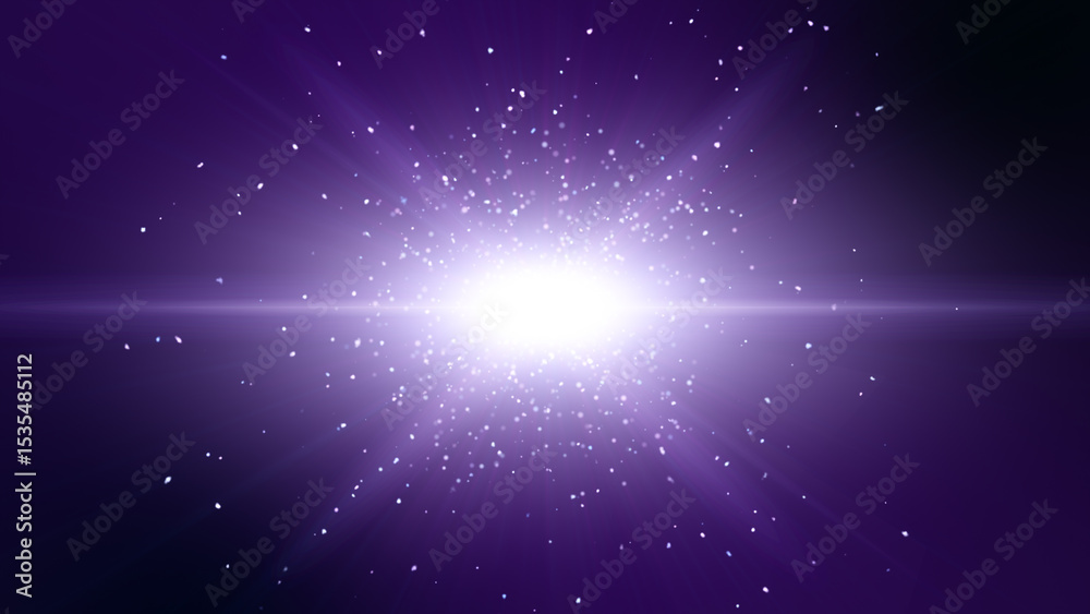 Obraz premium Abstract colourful light trail creative cosmic background. Explosion