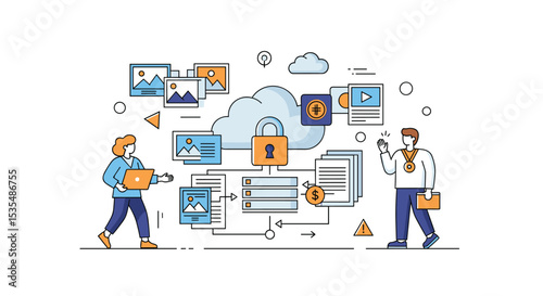 Cloud Storage Technology Secures Data With Security and Accessibility on Remote Servers