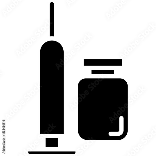 Injection glyph icon