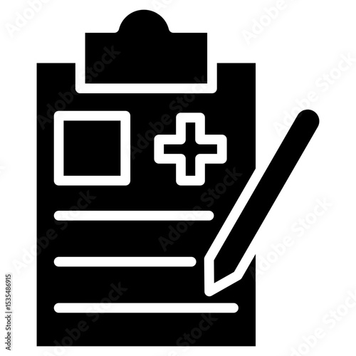 Health Report glyph icon