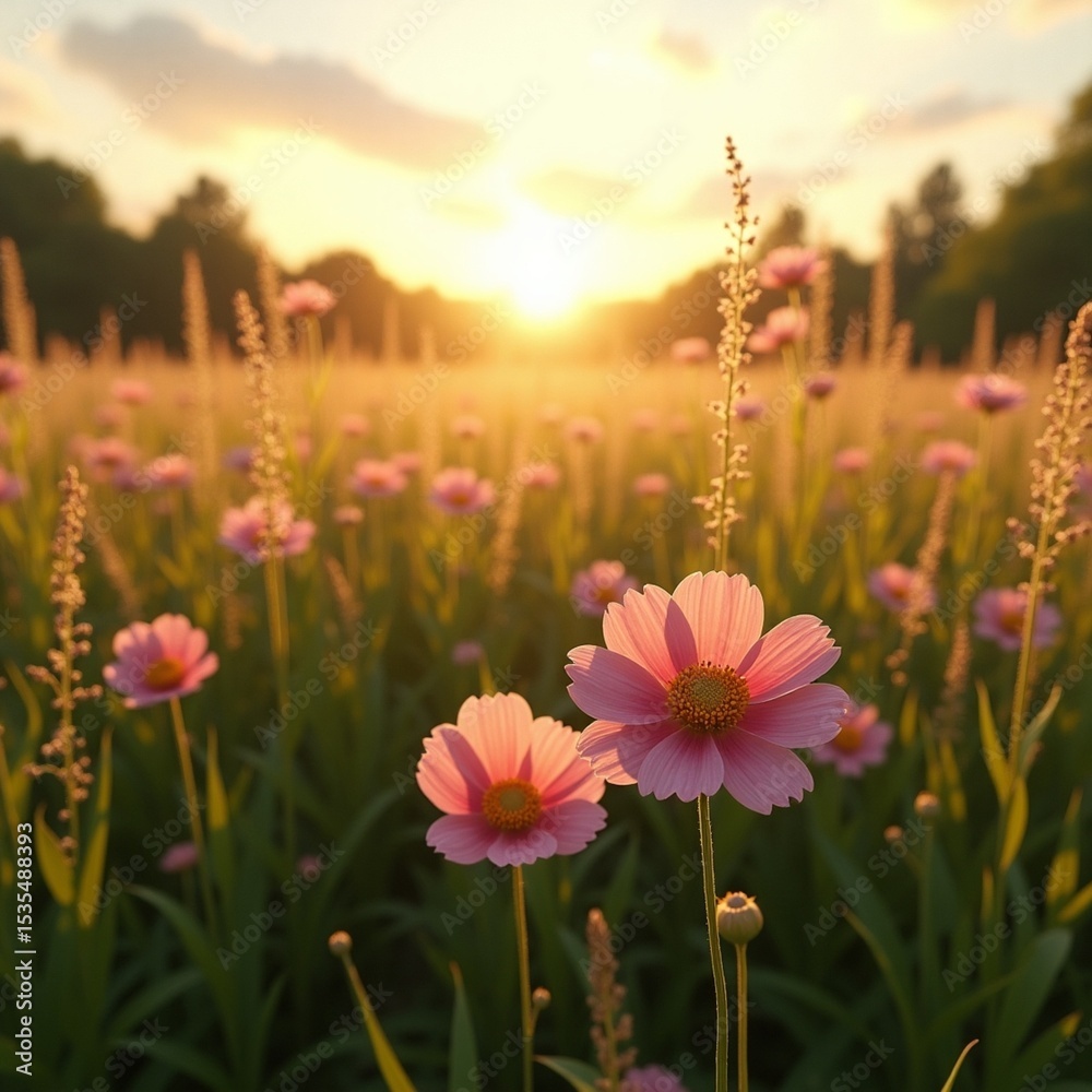 Obraz premium flowers in the field