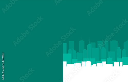scenic urban backdrop featuring towering structures that define the skyline