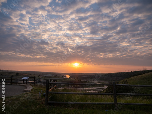 Sunrise Over the River Valley — Great Falls, Montana