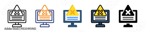 Error Multiple Style Icon