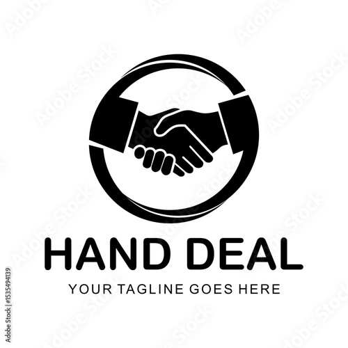 HAND DEAL VECTOR SIGN DESIGN