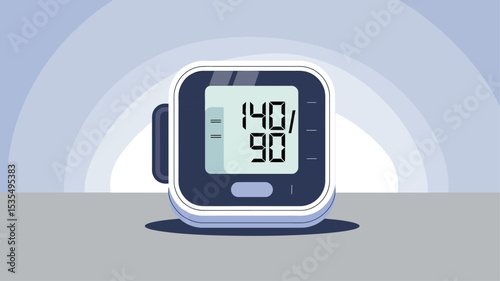 Blood Pressure Monitor Digital Health Device Medical Check