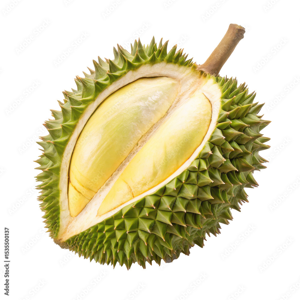 Obraz premium durian isolate white background