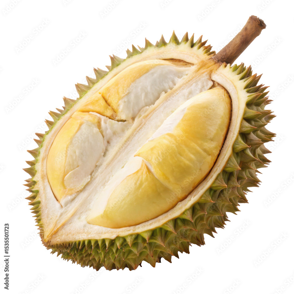 Fototapeta premium durian isolate white background