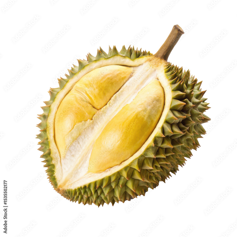 Fototapeta premium durian isolate white background