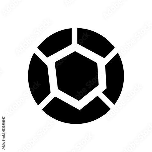 black soccer ball vector illustration